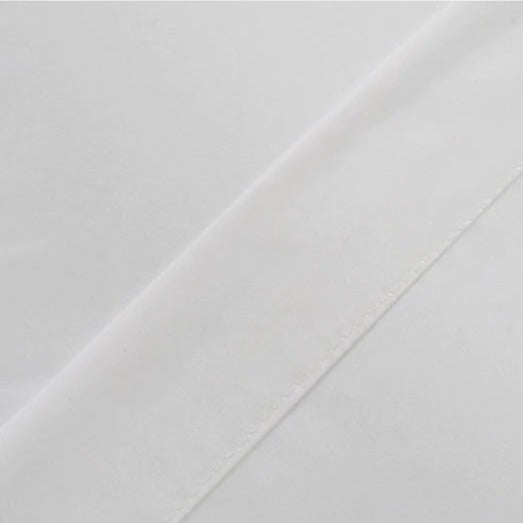 Gładka biała firana z woalu